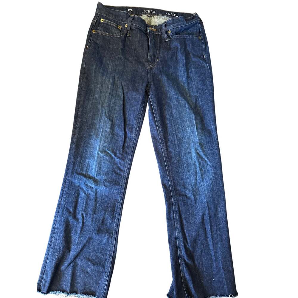 J.CREW DEMI BOOT CROP denim jeans - size 29